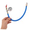 FUNOMOCYA Tire Inflator Pressure Gauge with Heavy Duty Hose Quick