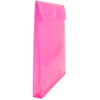 JAM PAPER Plastic Expansion Envelopes with Hook & Loop Closure