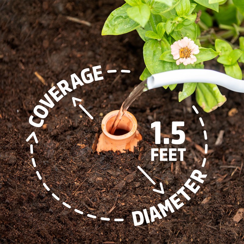 Back to the Roots Self-Watering Terracotta Olla Pot (Pack of