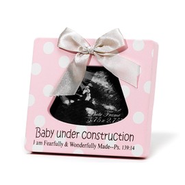 Dicksons Baby Under Construction Photo Frame, Pink