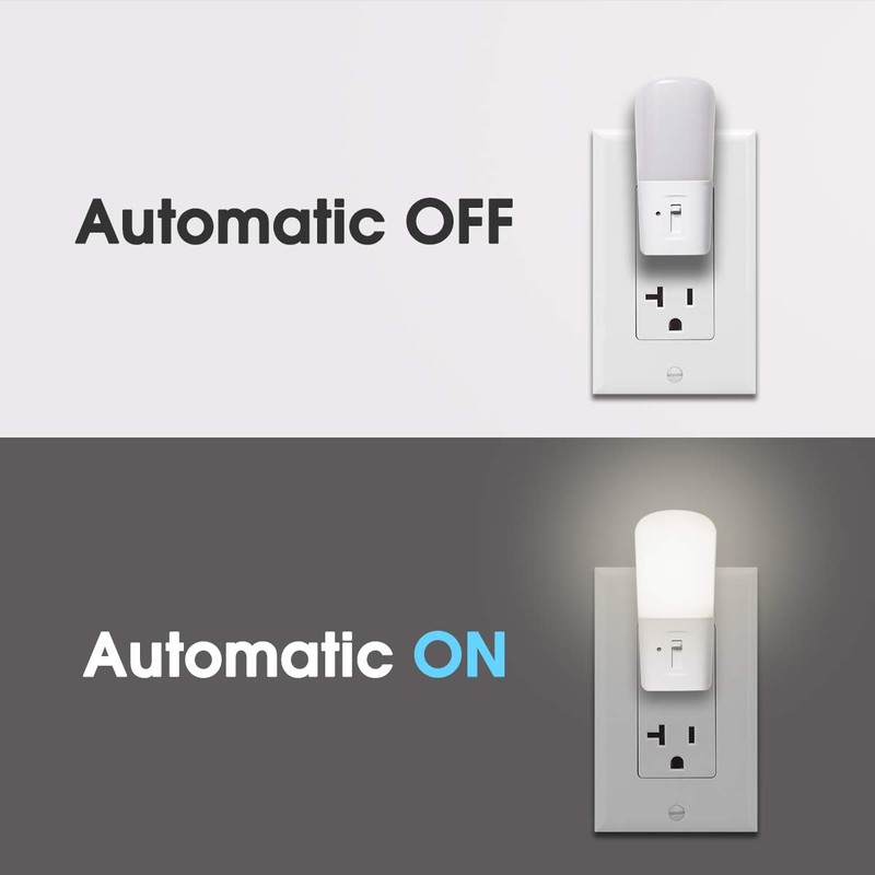 LOHAS Dimmable Night Light, Plug in LED Night Light Dusk