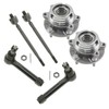 Front Steering & Drivetrain Kit Tie Rod Wheel Hub Bearing