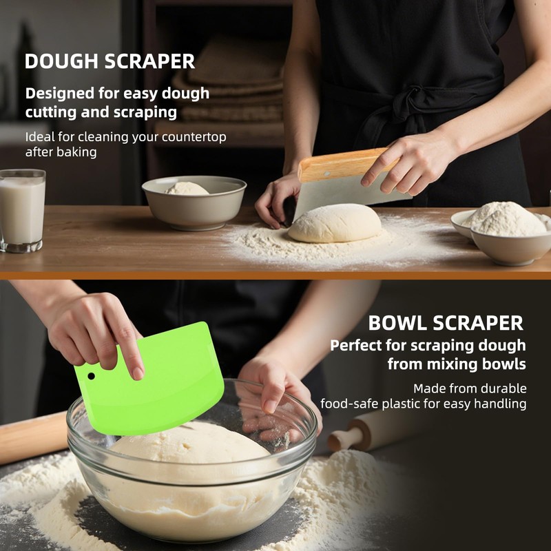 Sourdough Starter Kit, Sourdough Bread Baking Supplies, Bread Proofing Basket,