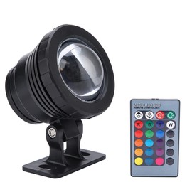 Underwater Waterproof Lamp, RGB LED Underwater Light Waterproof Multi-Color for Outdoor Garden Spotlight Landscape Fountain(5w Black 1*Bead)