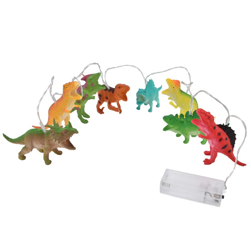 8 LED Dinosaur String Lights Battery Operated String Lights Children