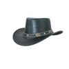 Black Jungle Reedley Leather Hat, Classic Western Hat, Cowboy Hat,