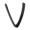 Bumper Grill Trim V Shape Frame Decoration Bright Black Replacement