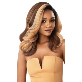 Outre Neesha Soft & Natural Synthetic Swiss Lace Front Wig NEESHA 202 (DRFF2/BTSC)