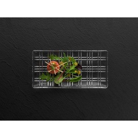 Nachtmann Square Rectangular Plate, 11", Clear