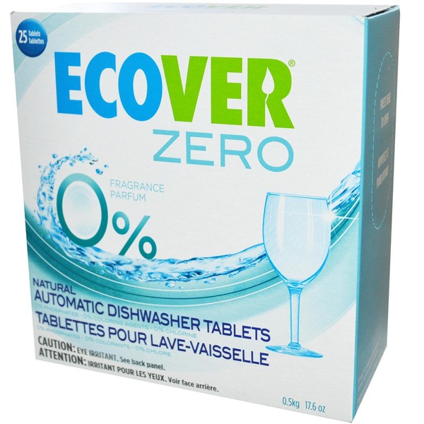 Ecover Dish wash Auto Tab Zero, 17.6 oz