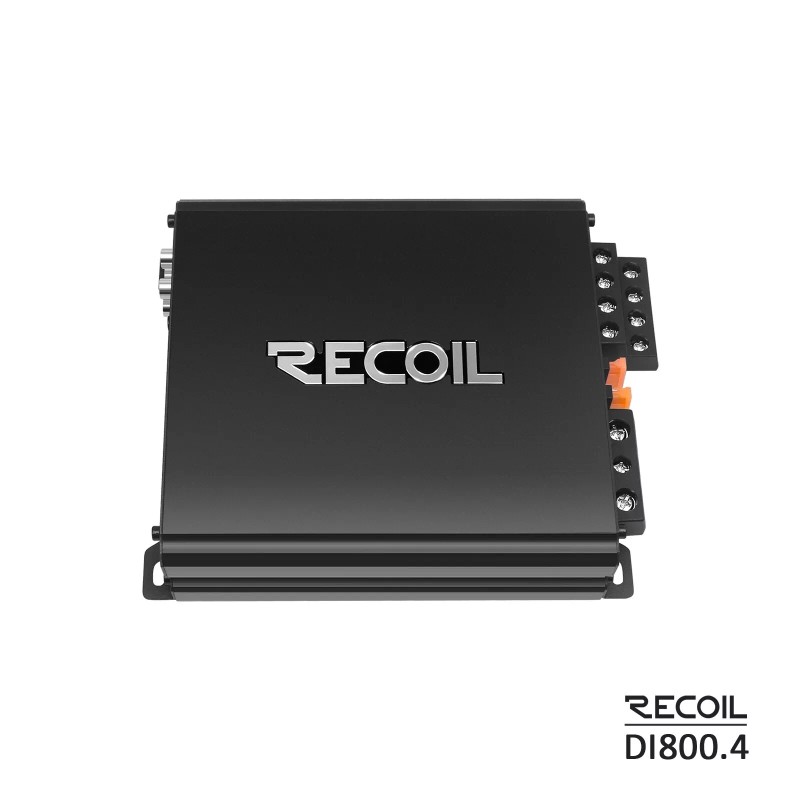 Recoil DI800.4 Full-Range Class-D 4-Channel Car Audio Amplifier, 1,500 Watts