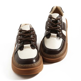 VSUDO 47 Inches Round Brown Boot Laces, 5/32" Diameter Shoe Laces for Boots, Heavy Duty Work Shoestrings, Hiking Shoelaces for Men or Women (2Pairs-Brown-120CM)