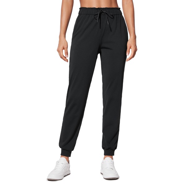 CRZ YOGA 4-Way Stretch High Waisted Joggers for Women Casual