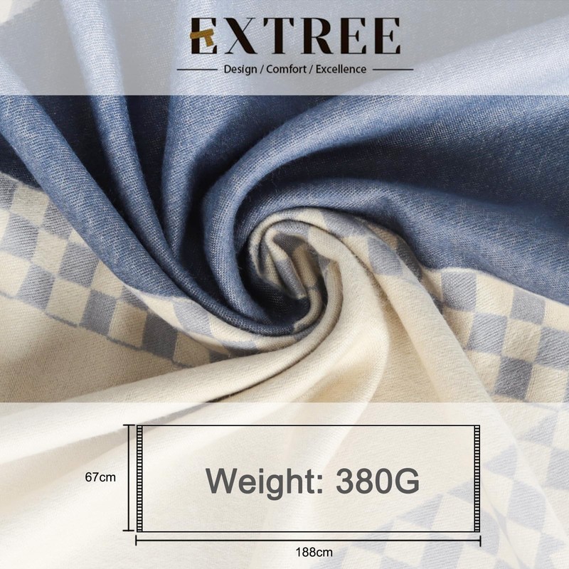 EXTREE Scarfs for Women Pashmina Silky Shawl Wrap for Evening
