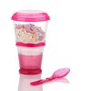 INOGIH Cereal On the Go Cups Breakfast-Portable Drink-Cup Cereal To-Go