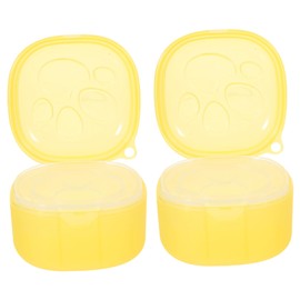 Abaodam 2pcs Portable Pacifier Holder Case for Travel Cute and Compact Pacifier Storage Hook for Easy Access Go Use and Hygiene