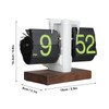 Digital Flip Clock 12h Single Sided Large Numbers Automatic Retro