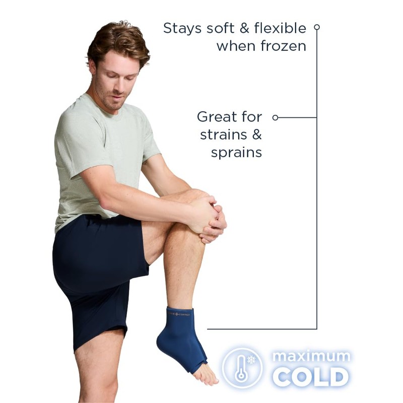Tommie Copper BetterICE Ice Pack for Knee - Reusable, Flexible,