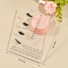 Zopsc Eyelash Extension Tray with Scale, 6 To 17mm Acrylic