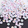HERZWILD 800pcs Number Bracelet Beads for Bracelet Making Acrylic Number
