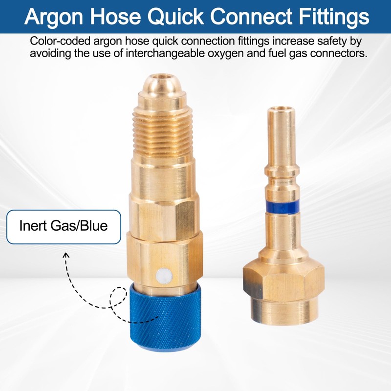 QDB33 Argon Hose Quick Connect Fittings - Argon Inert Gas