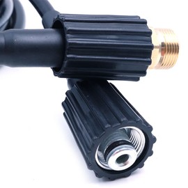 ZONADAH 5m High Pressure Washer Hose, 16FT X 1/4 Inch, 5800 PSI, M22 14mm PIN, Replacement Power Washer Hose for Most Brands