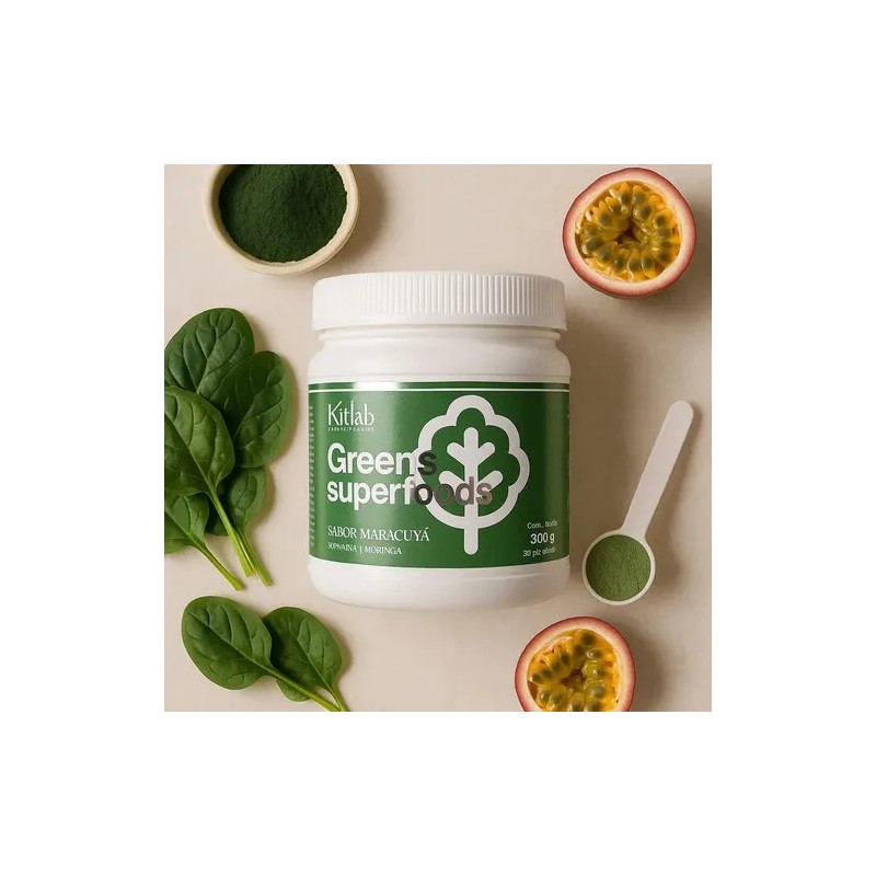 Greens Y Superfoods Con Probióticos Y Enzimas Krnatures