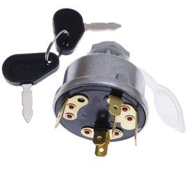 ZTUOAUMA - Interruptor de arranque de encendido 1874535M3 3107556R92 con tapa para Massey Ferguson 230 231 240 250 253 261 263 270 271 281 282 4800 6140 J CB 3566 70 Lucas David Brown 1190 1194 1210