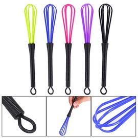 Salon Hair Dye Mixer, 5 Pieces Plastic Hairdresser Colouring Stirring Professional Dye Whisk Tools