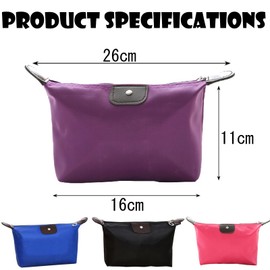 4pcs Kids Toiletry Bag,Kids Wash Bag,Wash Bags for Kids,Wash Bags,Kids Travel Bag,Solid Color Waterproof Wash Bag,Dumpling Shape Make Up Organisers,for Women Girls Kids Convenient Travel Bag