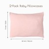 100% Cotton Toddler Pillowcases, 2 Pack Muslin Baby Pillow Cases,