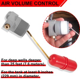 Air Volume Control for Deep Wells, Water Tank System 1-1/4 in MNPT, 1/4 in PTF SAE, Replace for F93B-1C