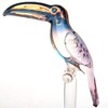 Prochaska Gallery Hand Blown Glass Toucan Figurine