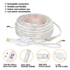 SURNIE 50ft LED Rope Lights Outdoor Waterproof, 110V Flexible Daylight
