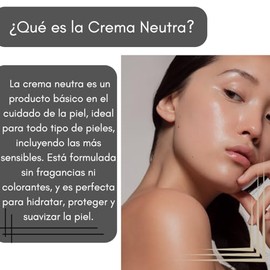250gr Crema Base Neutra Hipoalergénica, Sin Aroma, Color Blanco, Consistencia Ligera y No Grasosa - Ideal para Todo Tipo de Piel