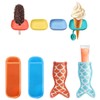 Zvvastnz Silicone Popsicle Holder and Sleeves, Reusable Ice Pop Sleeves