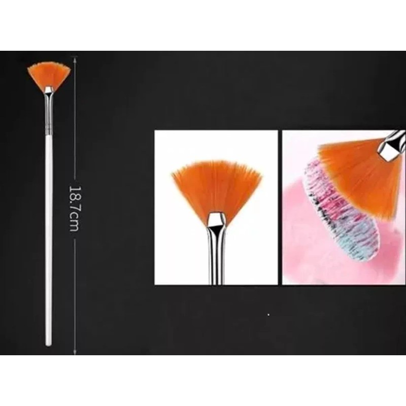 Mussa Kit Gel Painting Gama De 12pz + 15 Pinceles