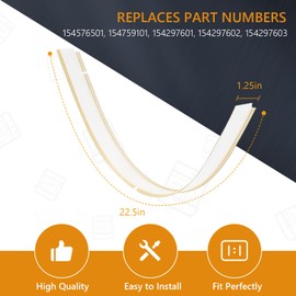 809006501 Dishwasher Bottom Door Gasket Replacement by Gattaidar Compatible with Frigidaire Kenmore Dishwashers Replaces PS9495545 EAP9495545 AP5809675