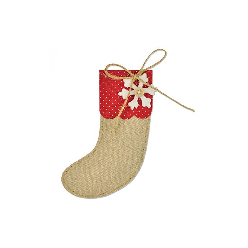 Sizzix Bigz Die Christmas Stocking by Sophie Guilar, ABS Plastic