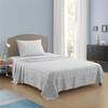 Urban Lifestyle 3-Piece Twin Sheet Set,Baby Blue Coquette Bow Design,