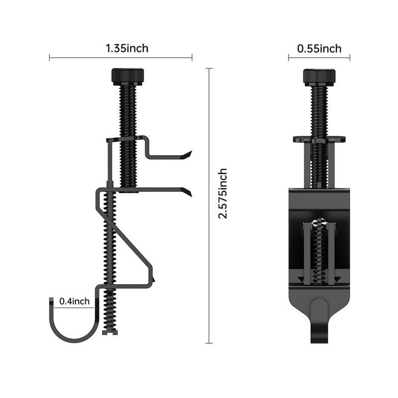 GEZIDEA 6 Pack Brick Hanger,Brick Hooks,Brick Clips for Hanging Outdoor