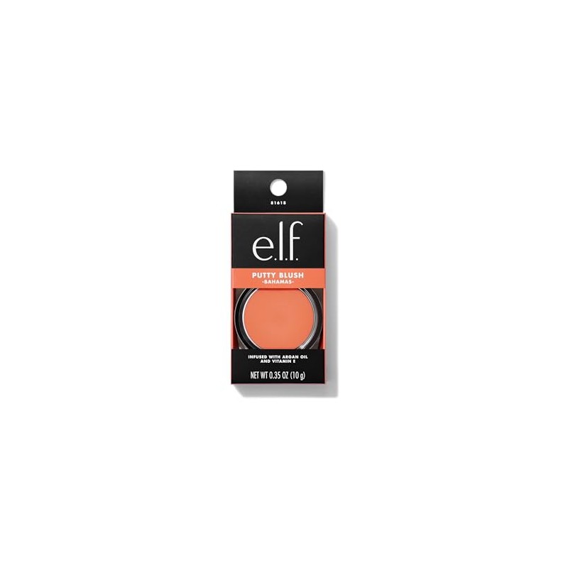 e.l.f. Putty Blush, Creamy & Ultra Pigmented Formula, Infused with