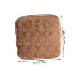 Ciieeo Breathable Cooling Car Seat Cushion Pad Double Sided Linen Gray and Ice Rattan Circle Design Lightweight Car Driving Cushion for Pressure Relief Office Chair and Home Use