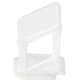 Sistema de Nivelacion Niveladores Azulejo Porcelanico Losetas Porcelanato Clips Corbatas Cuñas TIP Herramientas (Clips de 1 mm (200 piezas))