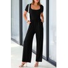 PRETTYGARDEN Women's Summer One Piece Jumpsuits Dressy Casual Short Sleeve