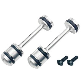 2Pcs LS Billet Aluminum Oil Diverter Rear Galley Plug Barbell for GM Gen III/IV Engines (LS1, LS3, LS2, LQ4, LQ9, LS6, L92, L99, L33) 4.8L 5.3L 5.7L 6.0L 6.2L - 6061-T6 Alloy