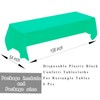 6 Packs Green Table Cloth | 54x108 inch | Plastic