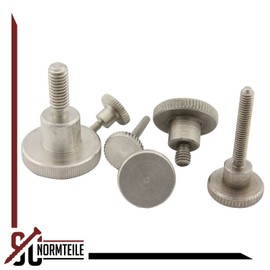Thumb Screws (High Shape) - M4 x 20 - (Pack of 2) - DIN 464 - Made of A1 (VA) Stainless Steel - SC464