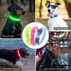 Light Up Dog Collar, LED Lighted Reflective Dog Collars for