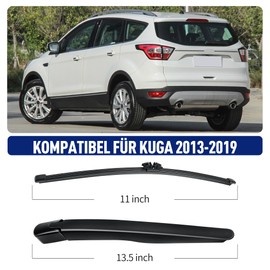 Wifko Rear Windscreen Wiper Compatible with Ford Kuga 2013-2019, Rear Windscreen Wiper, Car Rear Wiper Arm Windscreen Wiper Blade Set & Blade Windscreen Wiper